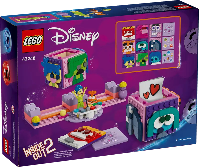 Mood Cube Di Inside Out 2 Lego Scatola Gioco